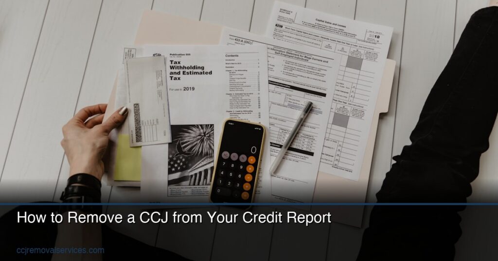 How to remove a CCJ from your credit report - guide by CCJ Removal Services